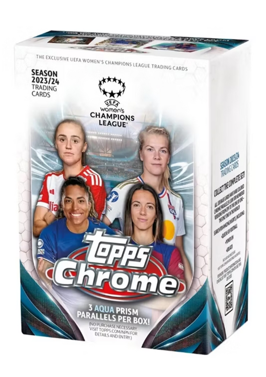 2023-24 Topps Chrome Women’s Champions League Blaster Box