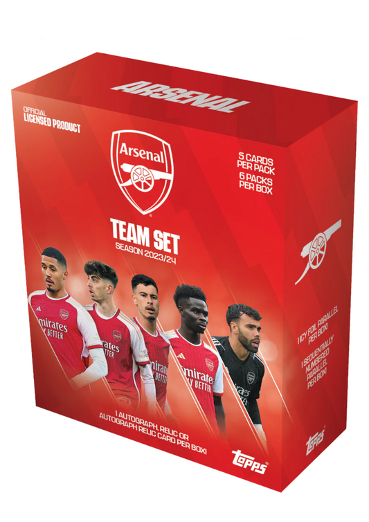 2023-24 Topps Arsenal FC Team Set